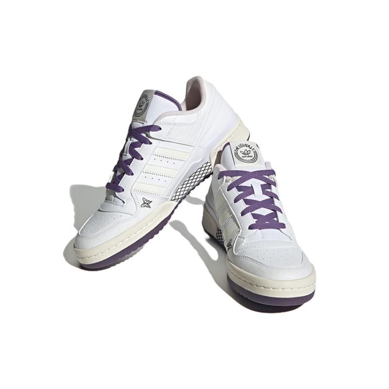 Adidas Originals Forum Low Cl 'White Purple' Sneakers IE2121