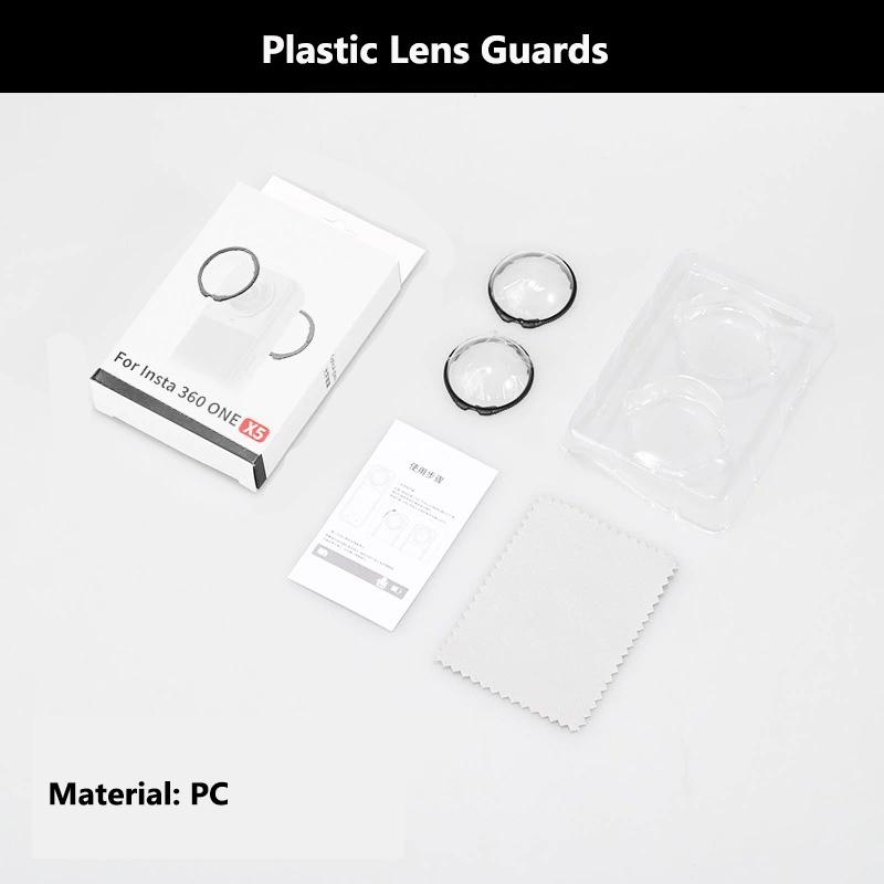 Lens Protector Cap for Insta360 X5 Premium Glass Lens Guards Scratch Proof Tempered Glass for Insta 360 X5 Camera Accessories