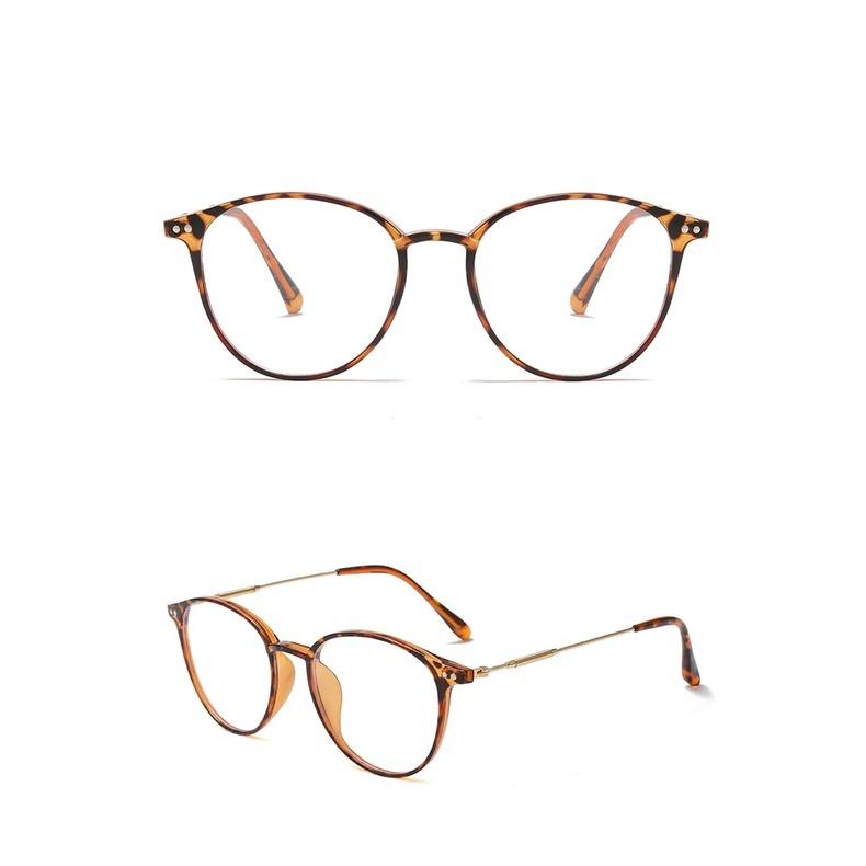 Ready Stock Korean Anti Radiation Eyeglasses Round Metal Frame Eyeglasses Women/Men