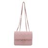 Women Korean Style Plaid Chain Pearl Small Square Shoulder Crossbody Bag