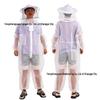 Dustproof Hooded Beekeeping Suit: Thick, Breathable, Full Body Protection