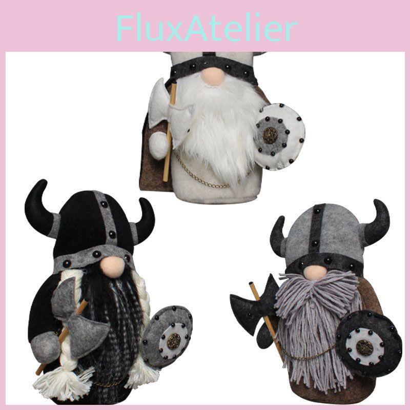 Entzückendes Wikinger-Gnom-Stofftier, ideal für charmante skandinavische Wohnkultur