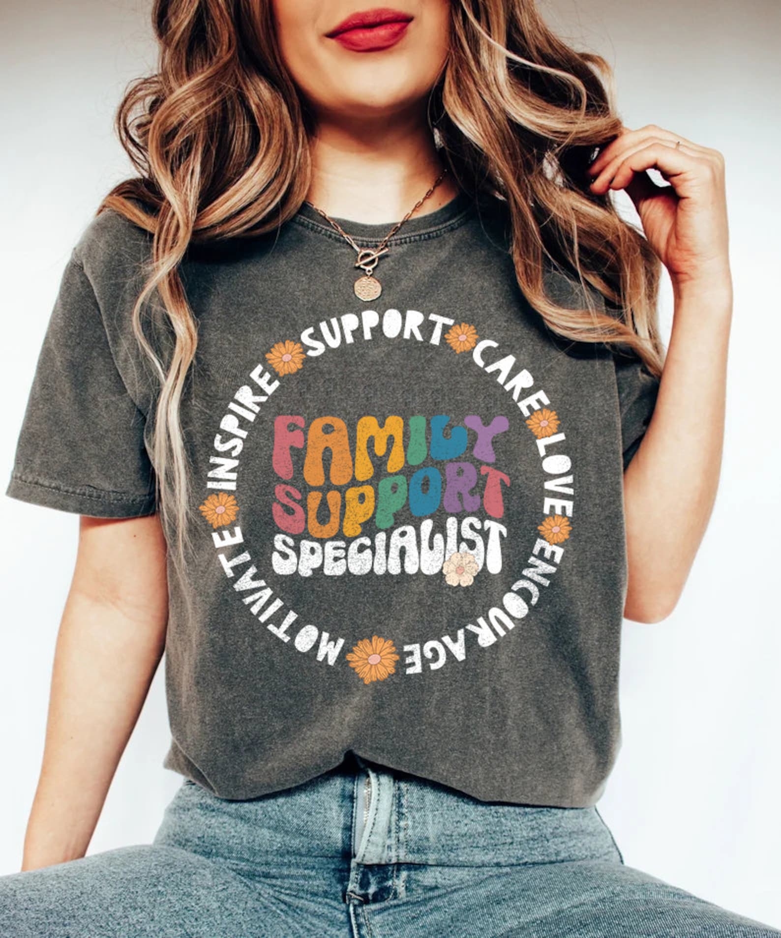 Family Support Specialist Appreciation Week Shirt Back to School T-Shirt 3XL