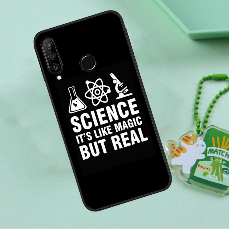 Science Chemistry Caffeine For Huawei Nova 8i 11i 12i 12s 9 10 SE Y90 Y60 Y70 Y72 Y61 Y91 P20 P30 P40 Lite P60 Pro Case