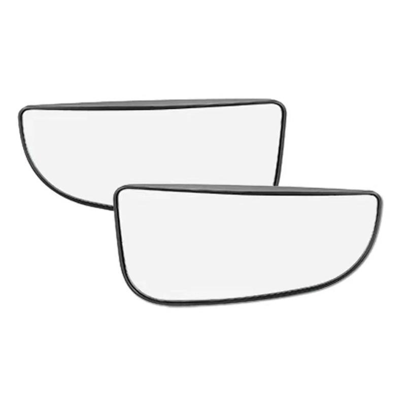 

Heated Reflective Rearview Mirror Lens for Dodge Ram Pickup (2010-2021) Replacement White Large - Right