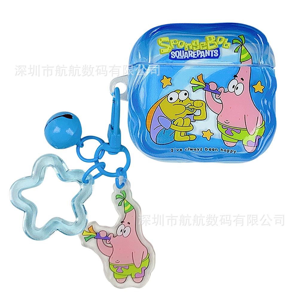 Cute Surprise SpongeBob Patrick Star AirPods 1 Apple Case Bluetooth Pro 1 Generation 1 Headphone Case