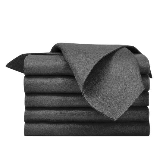 

Салфетка из микрофибры для уборки, утолщенная, безворсовая, многоразовая, салфетка из микрофибры, кухонная, для окон, стекла, автомобилей, абсорбирующая тряпка S чёрный