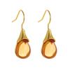 Luxury Blue Crystal Water Drop Dangle Earrings for Women Temperament  Multicolor Zircon Wedding Bride Charm Korea Jewelry Gift