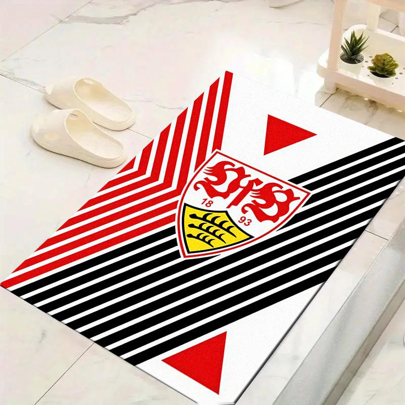 Stuttgart Football Club Carpet Rug for Living Room Bedroom Home Sofa Decoration, Kids play Non-slip Floor Mat