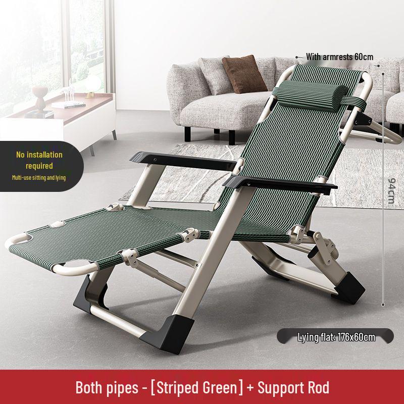 Reclining Foldable Lounge Chair for Napping, Office, or Home Use