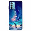 Custodia per ZTE Blade V40 Vita Fiore Marmo Nero Paraurti Morbido TPU Silicone Cover per ZTE V 40 Vita / Blade V40 Vita Custodie per Telefono