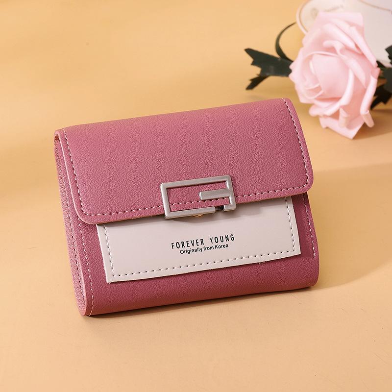 Short Ladies' Small Wallet Mini Card Wallet Student Coin Purse