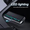 1Pc Solar Car Phone Number Plate Led Lighting Temporary Parking Card Hidden Plates Car Park Stop Multiple Number Parking Gadgets