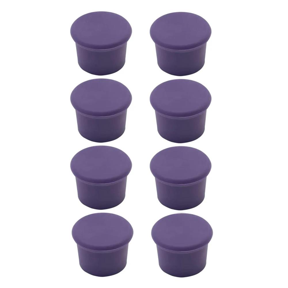 8Pcs Reusable Wine Bottle Stopper Silicone Wine Stopper Beer Champagne Stoppers Wine Corks for Glass Bottles Keep Wine Fresh 5