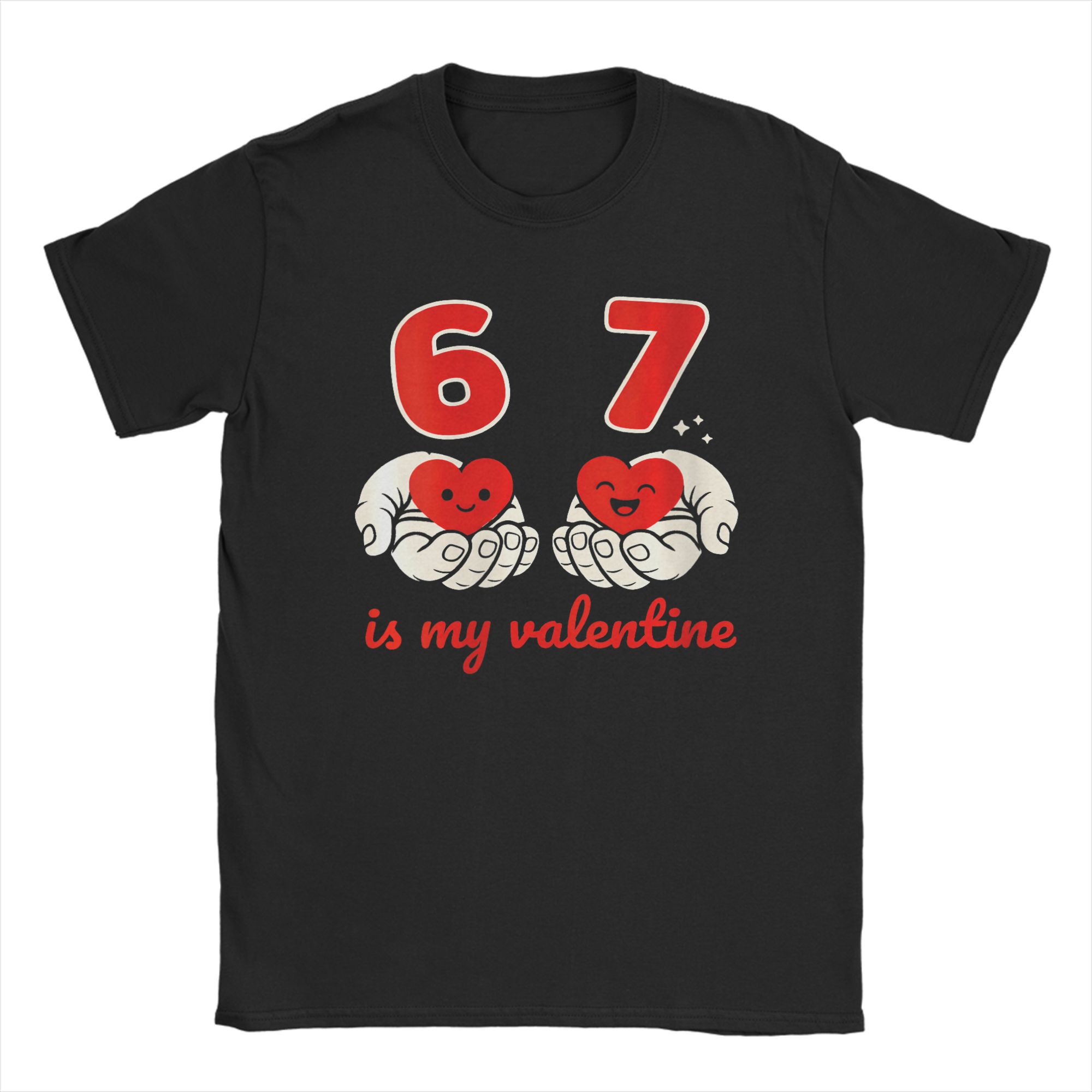 

Six Seven Bruh Heart 67 Meme Valentines Day Men T Shirt Leisure Tee Shirt Short Sleeve O Neck TShirts 100 Cotton Printed Tops S