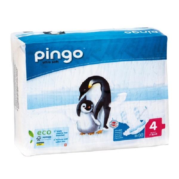 

Органические подгузники Pingo Swiss, этап 4 (7-18 кг) 40 листов