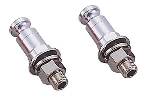 

POSH 010101-03 Мотоциклетные товары Цветной кронштейн указателя поворота, M0,4 дюйма (10 мм), Серебряный серебряный