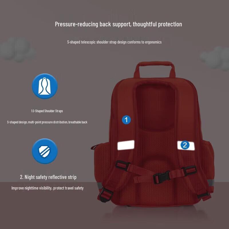 Samsonite Kids' Lightweight School Backpack for Grades 4-6