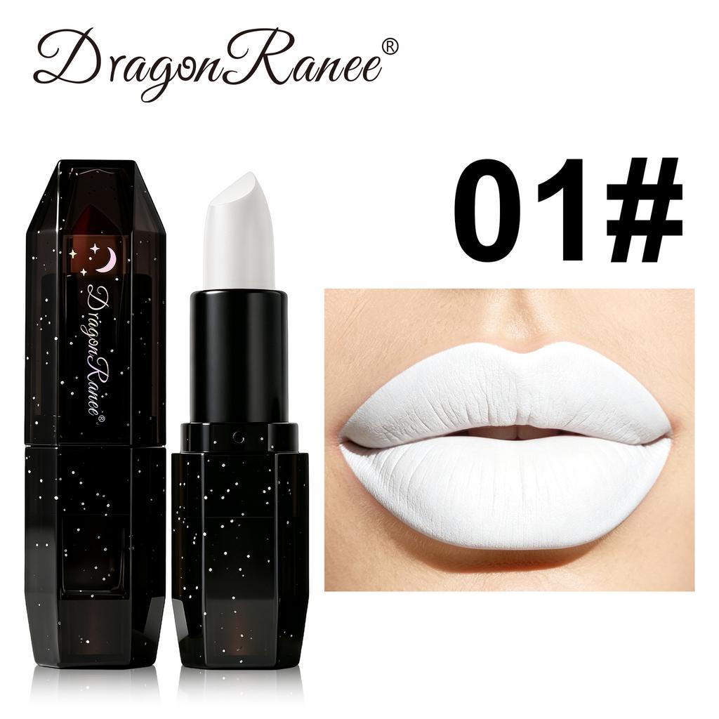 Halloween Matte Lipstick Green, Brown, Rose Red, Black, Blue, Green, Purple, Red Lip Tints - Waterproof, Smudge-Proof Lip Stains for Cosplay Makeup