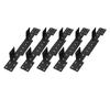 10Pcs Adjustable Stair Stringer Hanger Concealed Connector Bracket for 2x10 2x12 Stair Stringer Interior Use