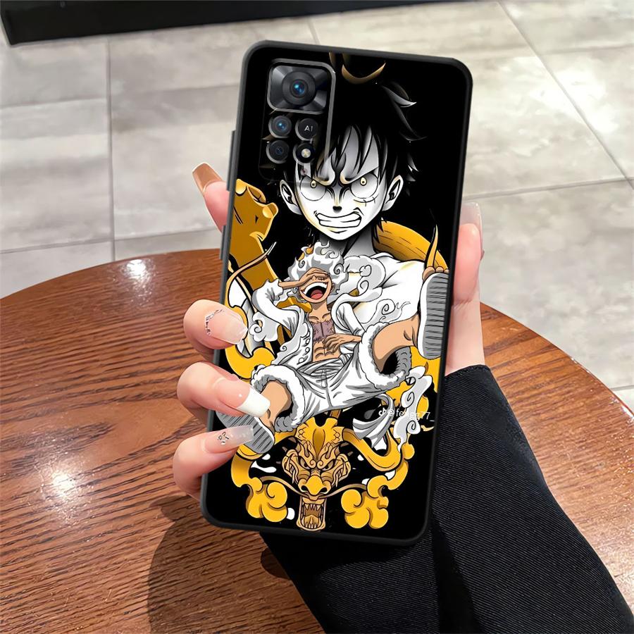One Piece Luffy Handyhülle Case für Xiaomi Redmi Note 14 11 10S 9S 13 Pro Plus 10 7 8 11s 12s 9 12 Pro