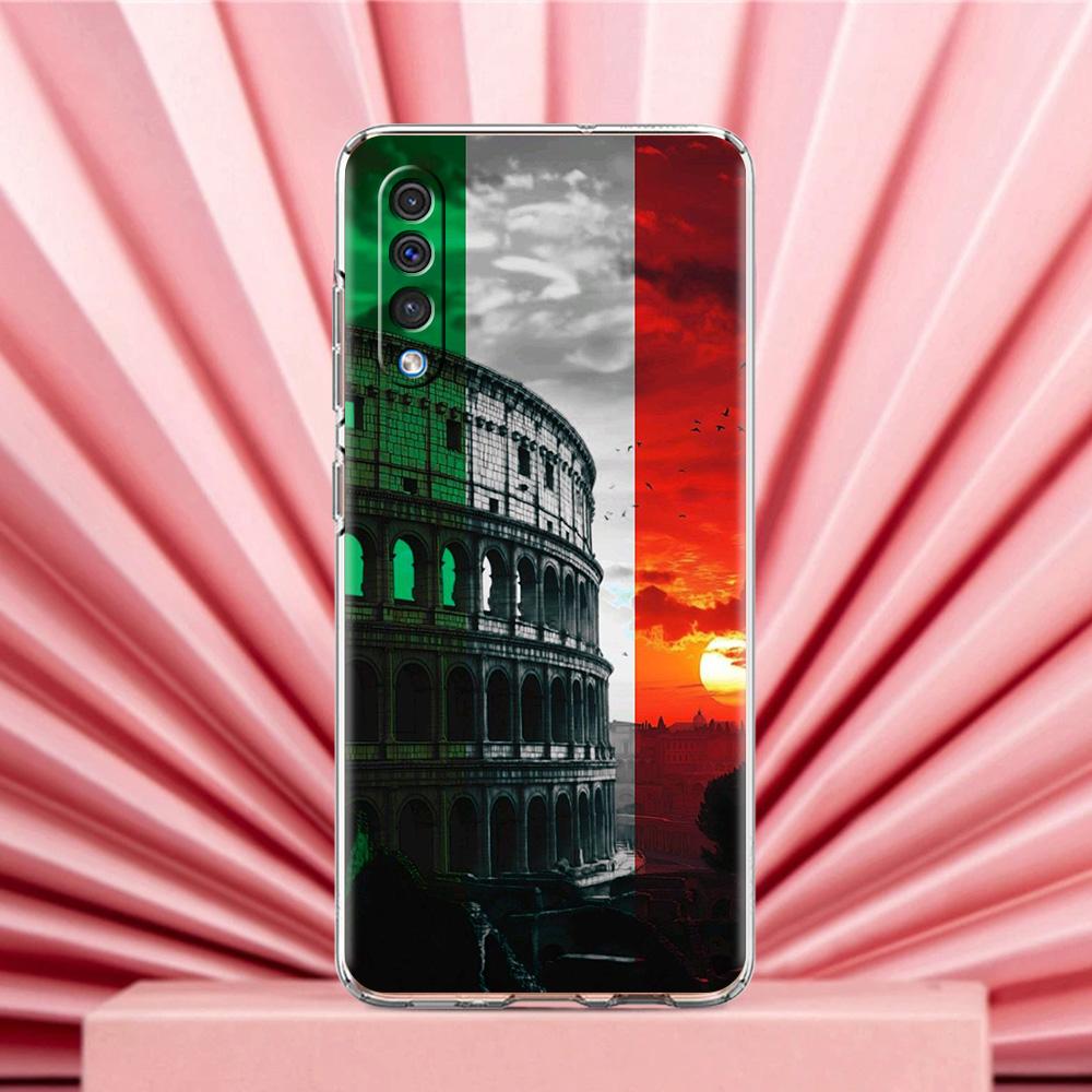 Phone Case For Samsung A56 A36 A26 A24 A16 A14 A12 A32 A50 A70 A20E A22 A40 A34 A54 A42 A52 5G A04s A06 Cover Italian flag