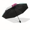 Hello Kitty, Puppy Automatic Open/Close Umbrella-Cute Umbrella with Cute Design, Portable 3-Fold Compact Umbrella for Men & Women, Halloween