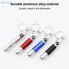 Outdoor Aluminum Alloy LED Mini Survival 3-In-1 Whistle Guide Compass With Keychain,Camping And Hiking Emergency Tools