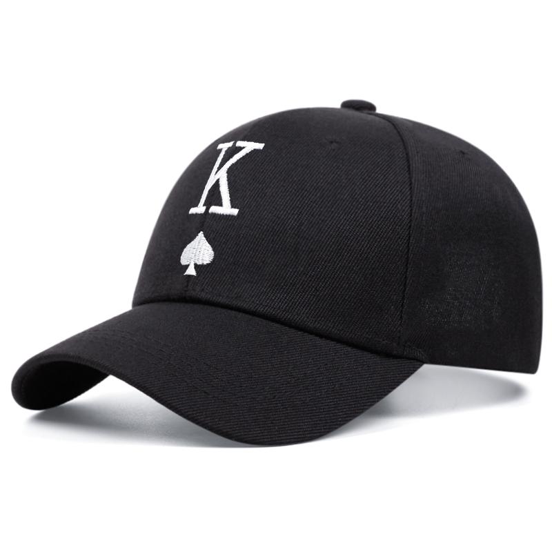 Poker Letter Embroidered Baseball Hat Snapback Caps Hip-hop Hats Outdoor Adjustable Fashion Men Women Cowboy Sunscreen Hat