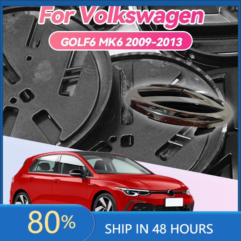 BGI1 2026 New For VOLKSWAGEN VW 2pcs Replacement 135mm Car Front Grill emblem or 110mm Rear Trunk Lid Car badge for Golf6 MK6 2009 20 GE9