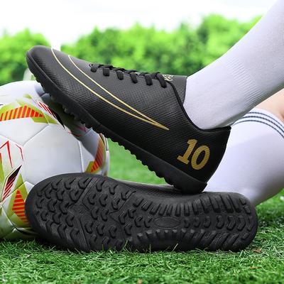 Mens Soccer Shoes Outdoor Training Ultralight TF/FG Professional Soccer Sneakers Anti Slip Field Training Futsal Football Boots