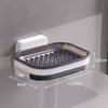 No Need For Perforated Wall Mounted Double Layer StorageDouble Layer DrainageHousehold Bathroom Storage Rack Soap Rack