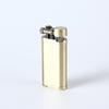 SK60 Refillable Bronze Brushed Metal Lighter - Flat Design Men's Gift