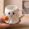 Halloween Specters Pumpkin Ceramic Coffee Mugs 600ml Cartoon Design Durable Gift for Scary Season M68E