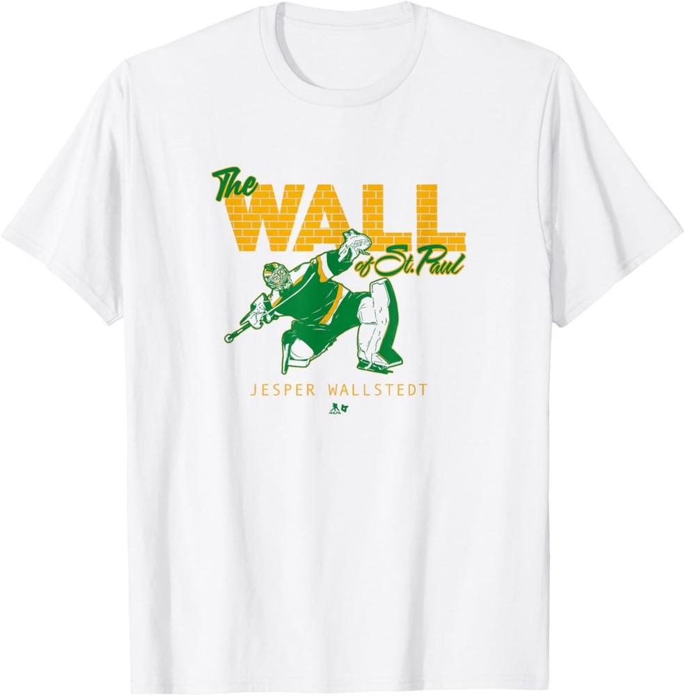 Jesper Wallstedt - The Wall of St. Paul (White) - Minnesota T-Shirt S