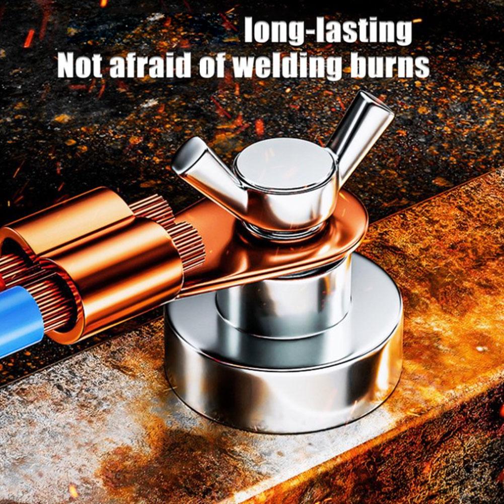 Welding Magnetic Grounding Clamp, Magnetic Welding Support Clamps Tool,Welder Copper Tail Ground Connection for Weldings Cutting