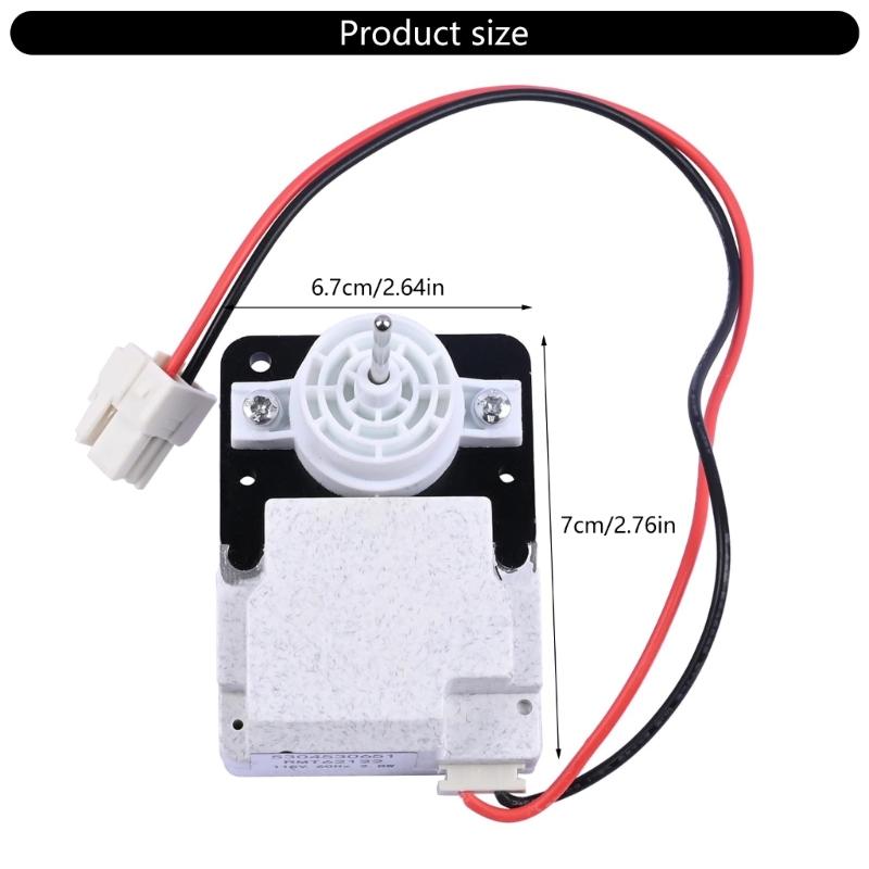 53045306 Refrigerator Evaporator Fan Motor Assembly Replacement for AP7179350 PS16660872 EAP16660872 115V 60Hz 2.8W