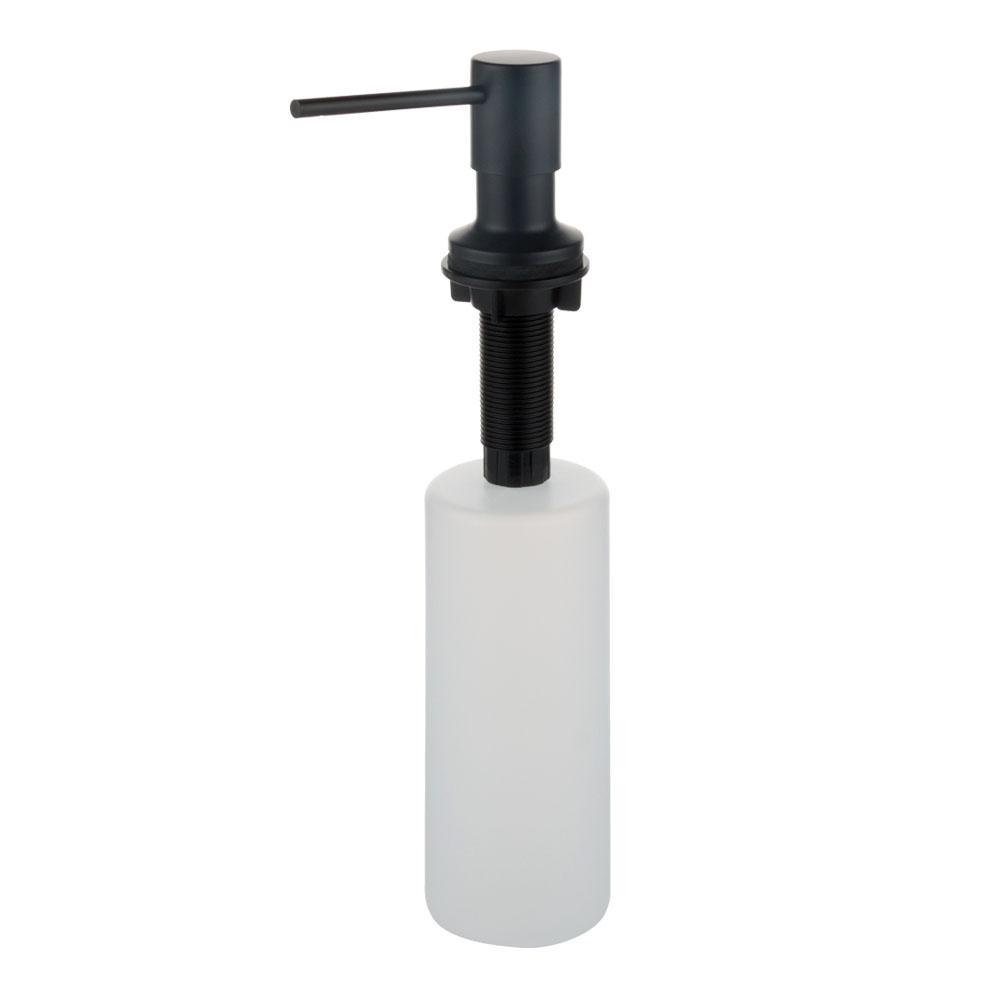 Custom 500ml Kitchen Manual Black Hand Dish Soap Dispenser Stainless Steel for Kitchen Sink Factory in China