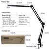 American-Style LED Eye-Protection Desk Lamp with Adjustable Arm and Portable Folding Design