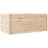 VidaXL Jardinière 110x60x45,5 cm bois de pin massif, jardinière d'extérieur, bac à fleurs, boîte à plantes, jardinière de 847283