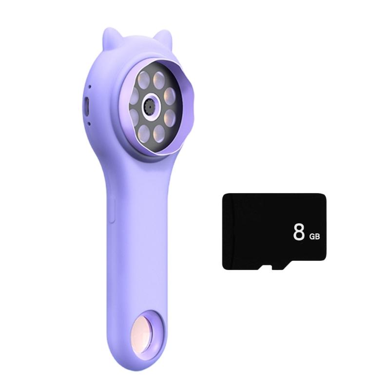 Educational Microscope for Kids Digital Magnifiers with 200x Zoom and 8G Memory Card Perfectly Gift for Children