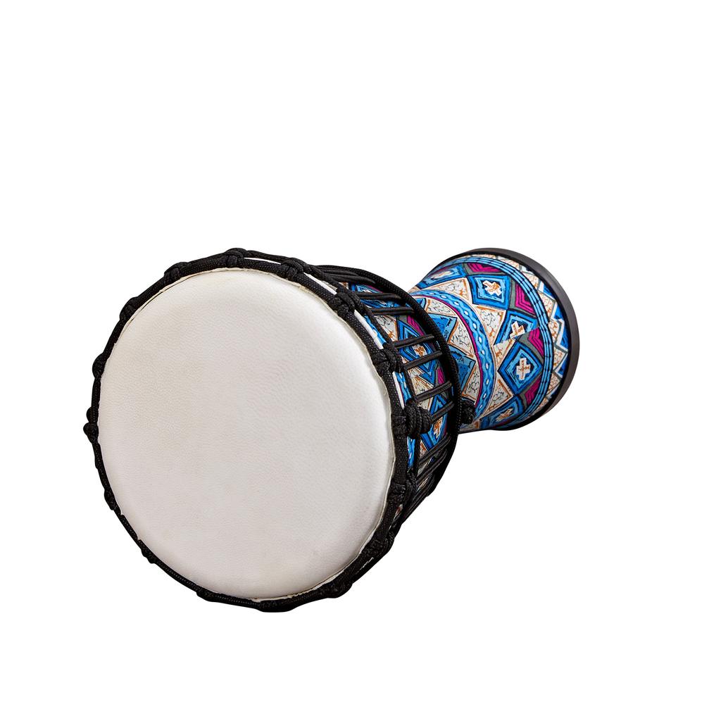 8 Inch Portable African Drum Djembe Hand Drum With Colorful Art Patterns Percussion Musical Instrument