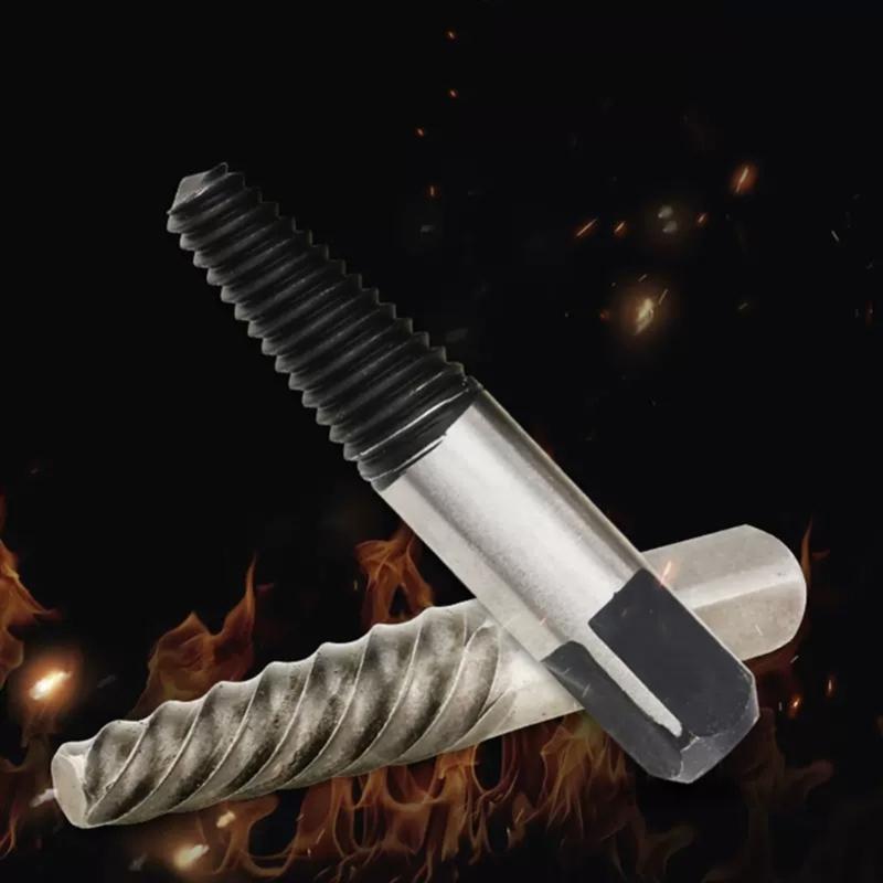 10Pcs Wire Break Extractor Remover Twist Drill Bit Set Conventional Tip Steel Drill Wood Tool Set with Plastic Box