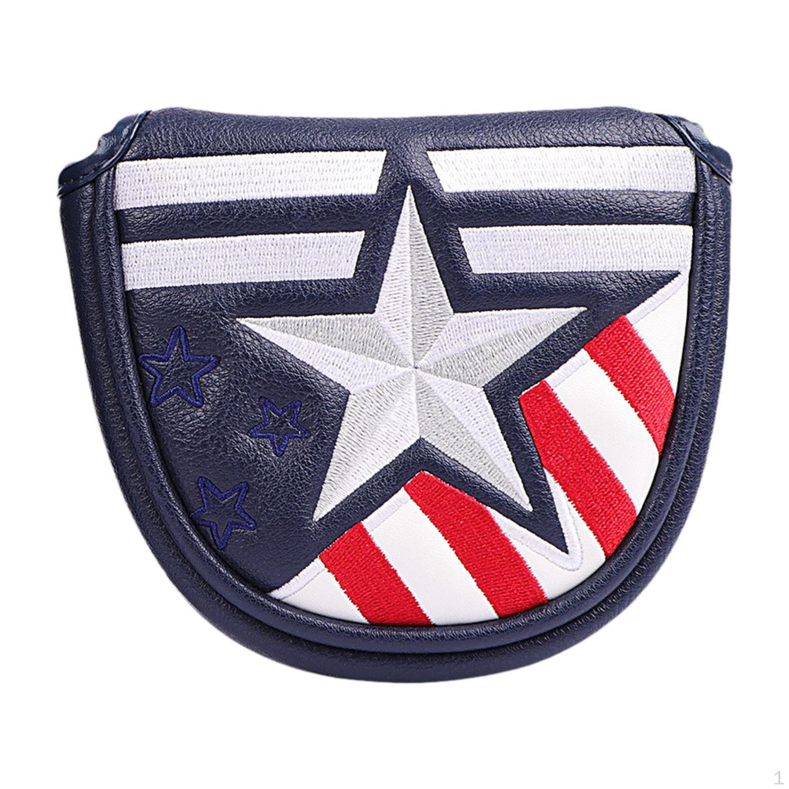 

Golf Club Head Cover for Mallet Putters - Fits Most Models Semicircle