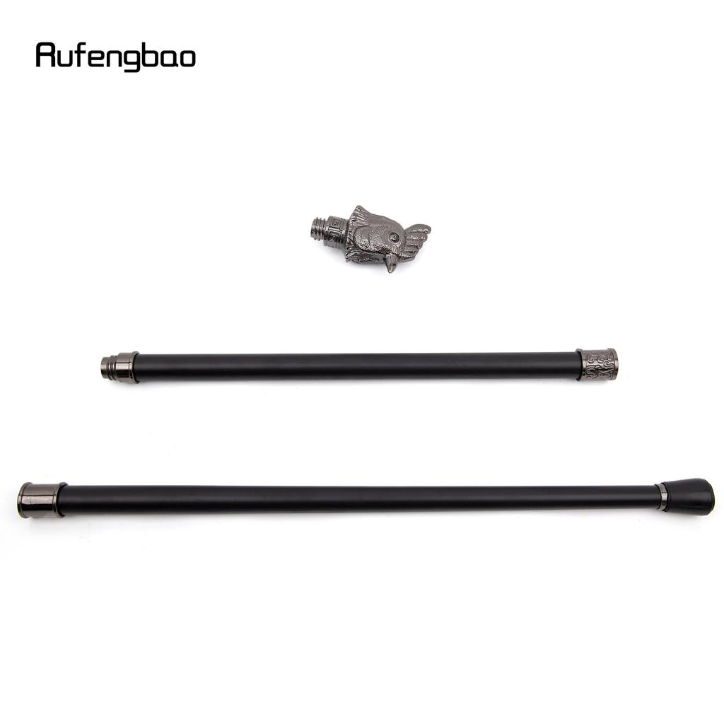 Silver Chicken Rooster Head Animal Fashion Walking Stick Decorative Cospaly Vintage Party Fashionable Walking Cane Crosier 93cm