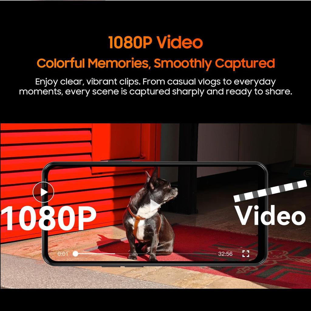 Blackview WAVE 7C 4G AI Smartphone 16GB+128GB 6.56" Android 16 5000mAh Mobiele Telefoon