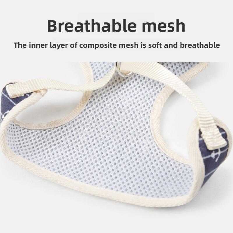 New Pet Leash for Small Dogs, Bow-shaped Dog Chest and Back Jacket