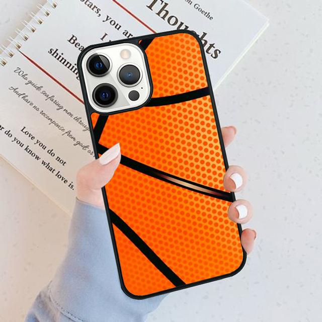 Basketball Textured Phone Case Cover For iPhone 17 Air 16 15 14 Plus Apple 16 11 12 13 Pro Max Coque