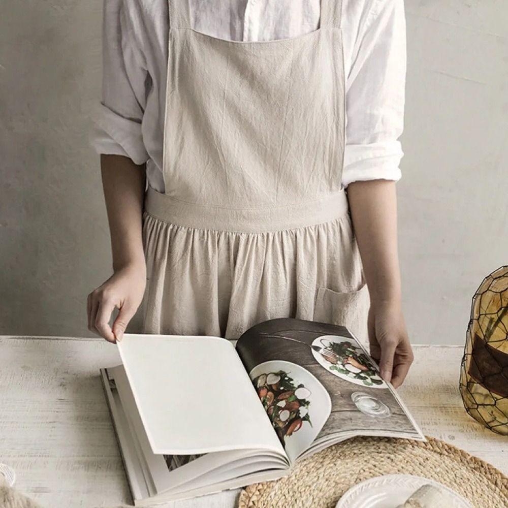 Adult/Children Florist Apron Solid Color Gardening Work Uniform Children's Apron  Craft Workshop