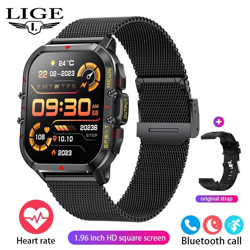 New Smart Watch For Men 1.96"HD Full Touch Screen Sports Fitness Watches Bluetooth Call Digital Smartwatch Wristwatch